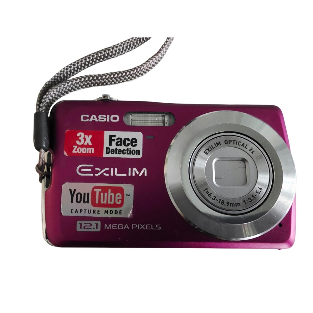 Casio Exilim EX-Z35 Digital Camera Pink 12.1 MP 3x Optical Zoom *Non working*